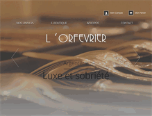 Tablet Screenshot of lorfevrier.com